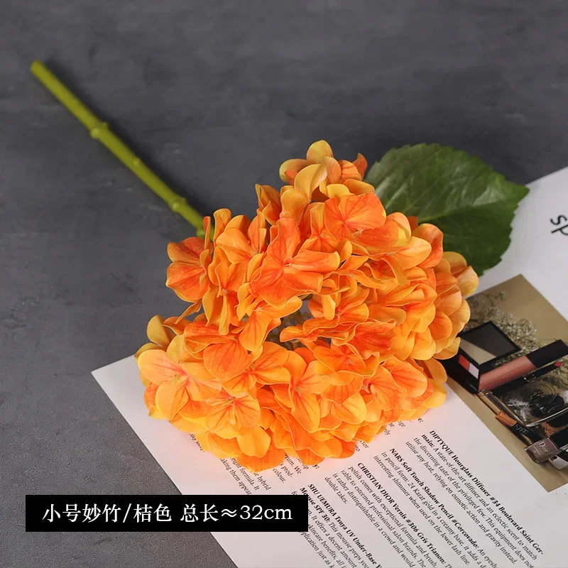 

10Pc Faux Latex Hydrangea Real Touch Artificial Flowers Home Decoration Fake Hydrangea Wedding Decor Bridal Bouquet Party Floral