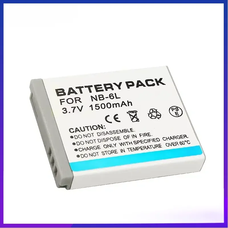 1500mAh NB-6L 6LH Battery for Canon Power-shot SX520 HS SX530 SX600 SX610 SX700 SX710 IXUS 85 95 200 210 NB 6L Camera Battery
