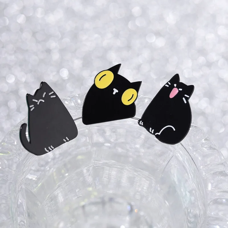 Cute Animal Enamel Brooch Coffee Cat Metal Pin Dog Muscle Chicken Octopu Sea Monster Hair Dryer Cat Cartoon Metal Badge Jewelry