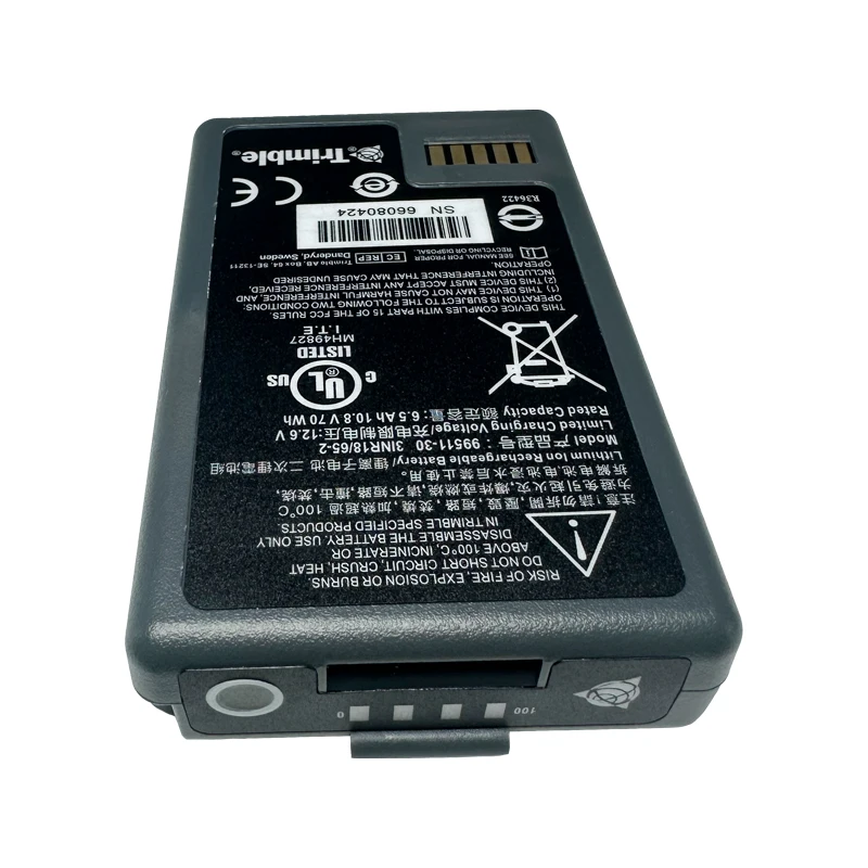 79400 Li-Lon Battery For Trimble S3 S5 S6 S7 S8 S9 SX10 VX Robotic SPS610 SPS Series SPS930 Total Stations 6500mAh 99511-30