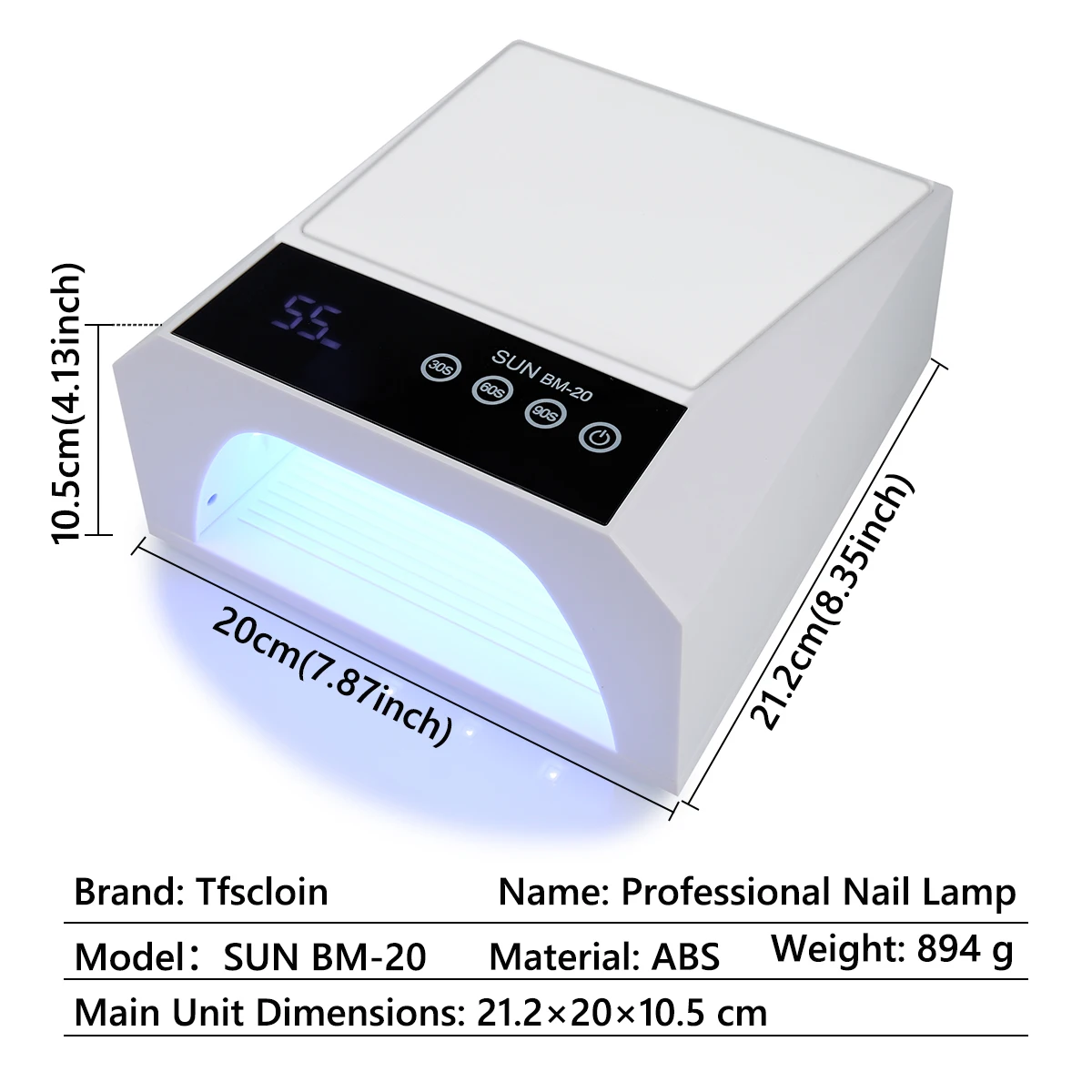 مصباح أظافر LED بالأشعة فوق البنفسجية احترافي 42 مصباح LED مجفف أظافر مع 3 إعدادات للمؤقت مصباح مانيكير قابل لإعادة الشحن لعلاج جميع جل الأظافر