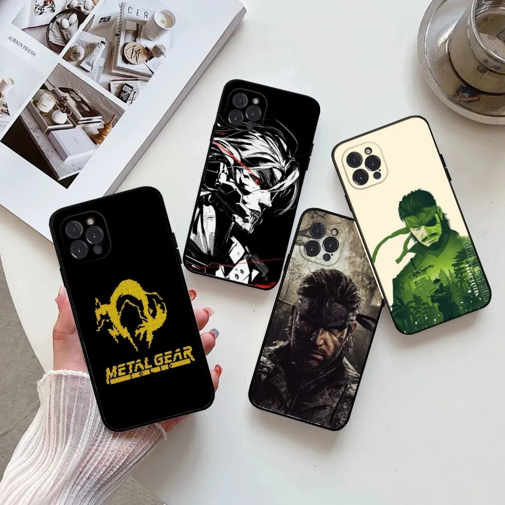 Metal G-Gear Solid Phone Case  for IPhone 15,14,13,12,11,Pro,Max,Mini,8,7,Plus,SE2,X,XR,XS,MAX Silcone Soft Covers