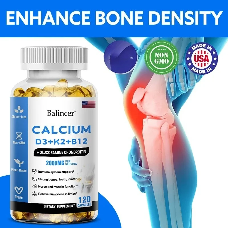 Cápsulas para aliviar el dolor Balincer: alivia la artritis, los esguinces, la columna cervical, la rodilla, la artritis de los hombros, apoya la salud ósea inmune