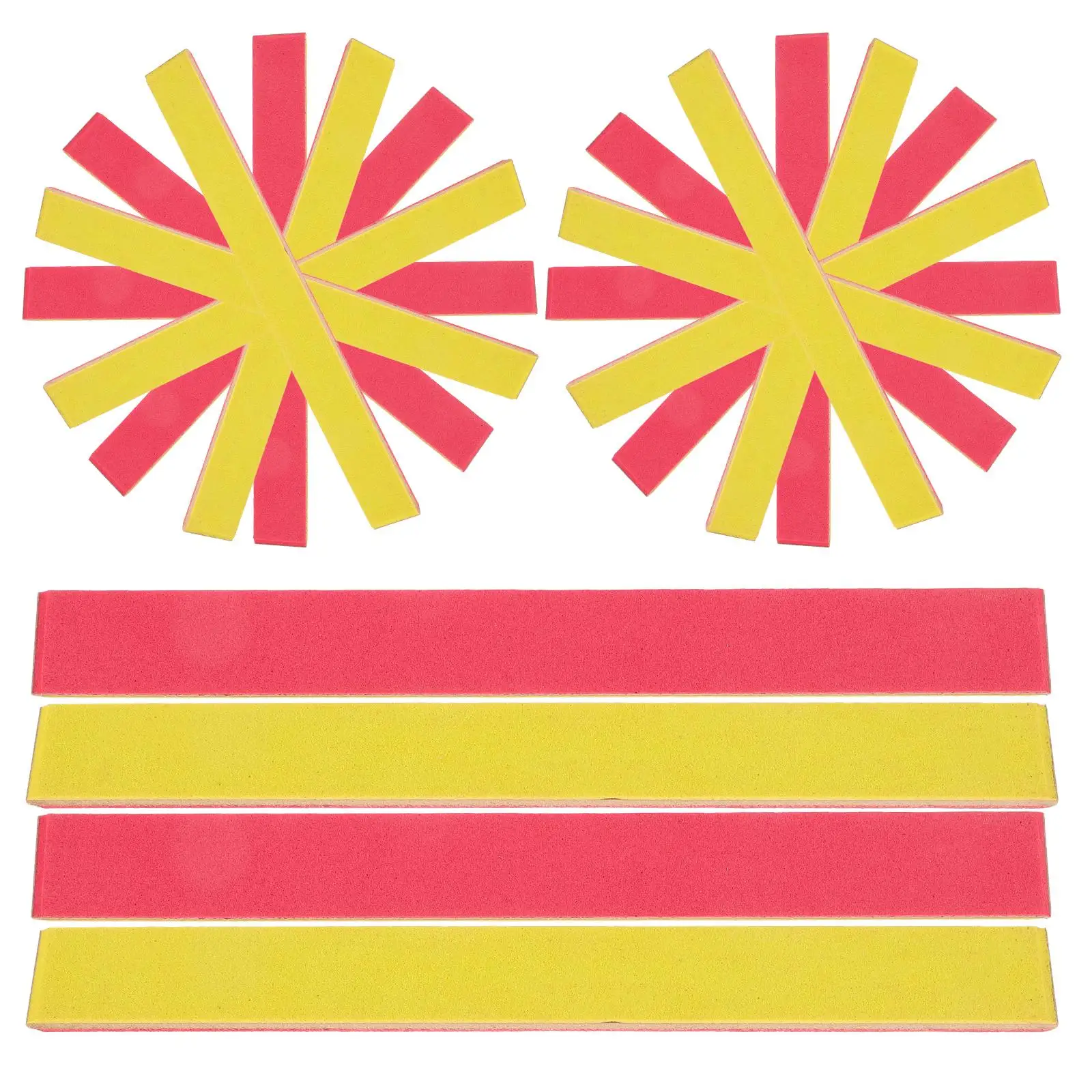

50 Pcs Fishing Wire Winding Board EVA Foam Board Colorful Sandwich Foam Line Holder Durable Portable Fishing Supplies