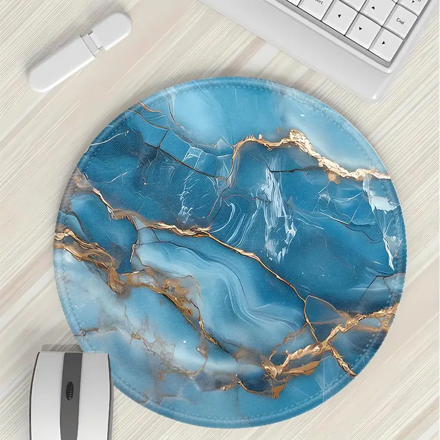 Marble 1pc Mouse Pad Desk accessories office Pad Game Console Pad Keyboard Mouse Pad Computer Laptop Pad rubber