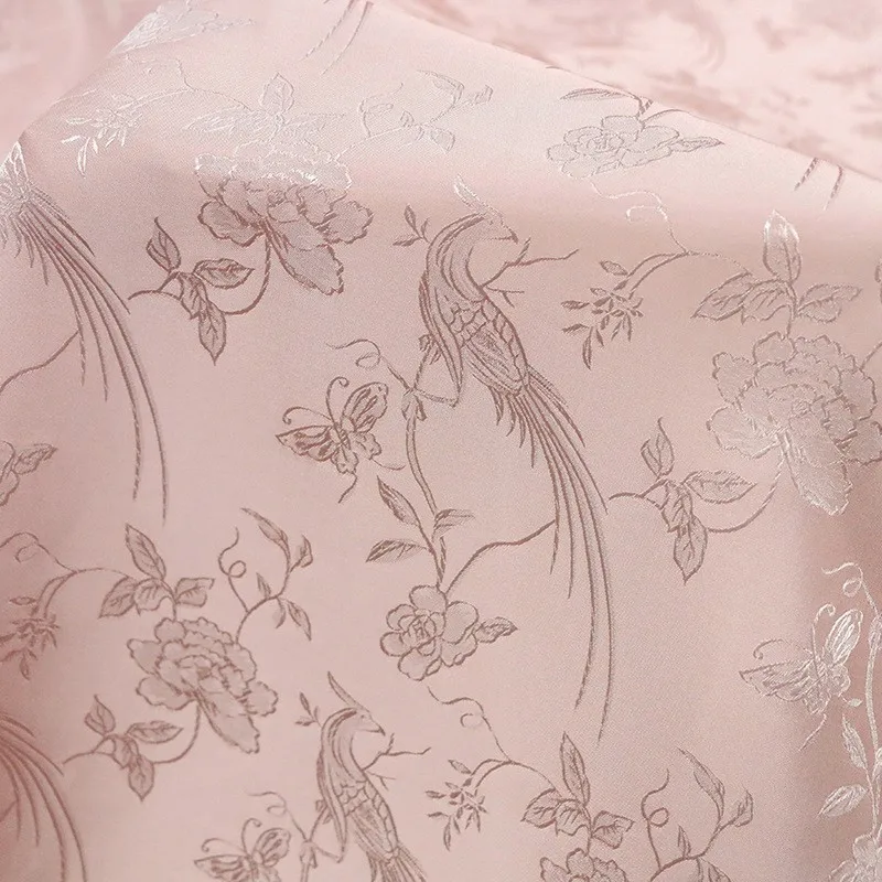 

Silk Sambo satin jacquard fabric Hanfu cheongsam Chinese-style fashion designer