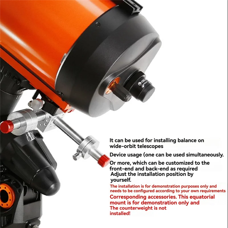 

Dovetail Groove Three-Axis Balance System Telescope Balance Block Astronomical Telescope Accessories