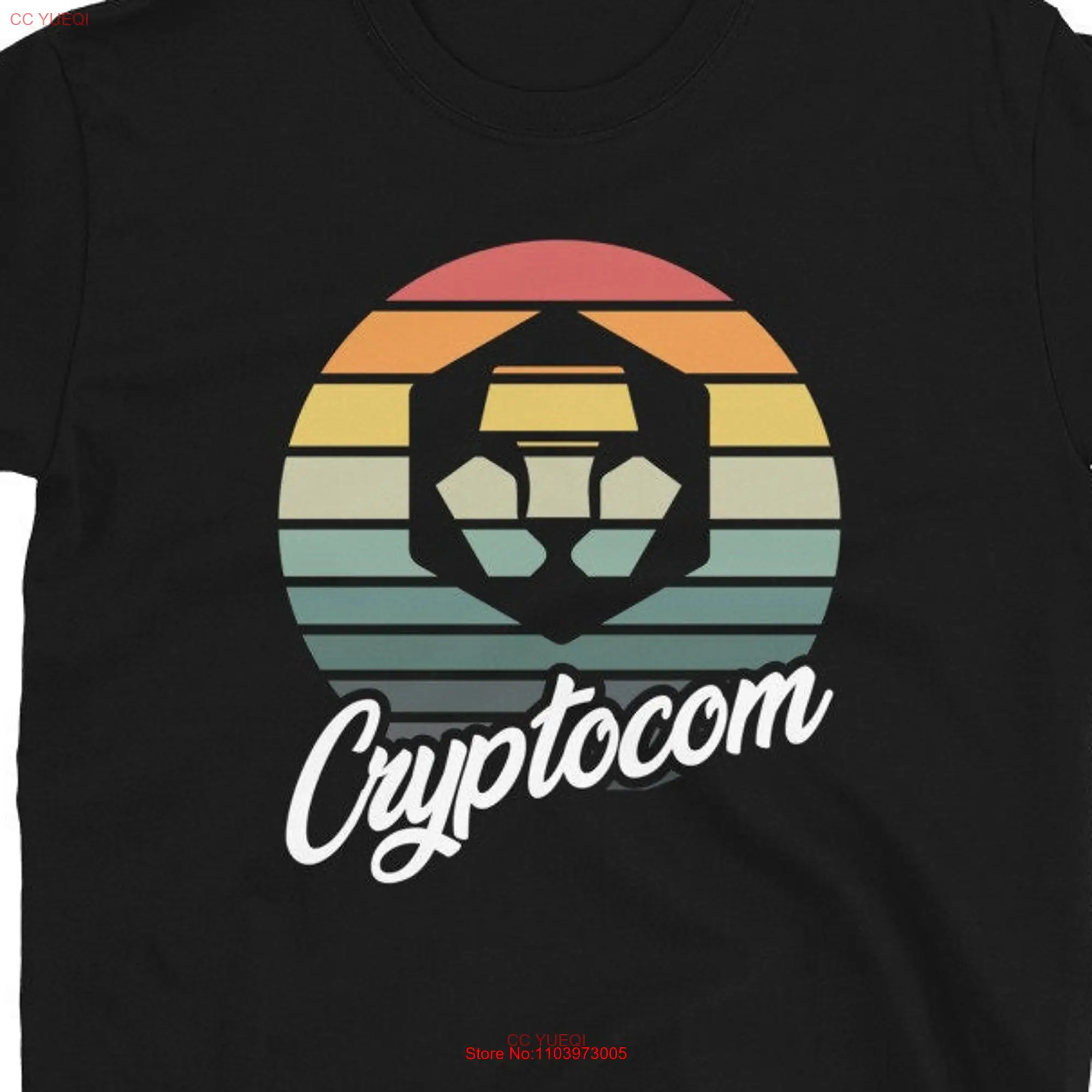 Футболка Cryptocom для криптовалюты с длинным или коротким рукавом Футболка Cryptocom для криптовалюты с длинным или коротким рукавом