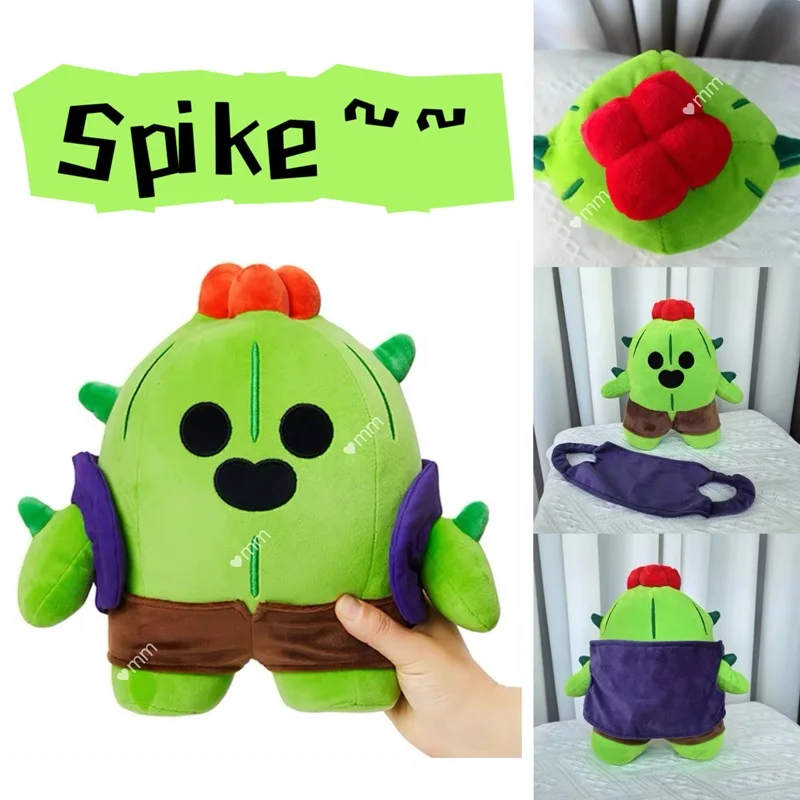 Brawl Stars Spike Plush Toy Peluche Plush Doll Kawaii Cactus Pillow Lovely Soft Doll Home Room Decoration Kids halloween Toys