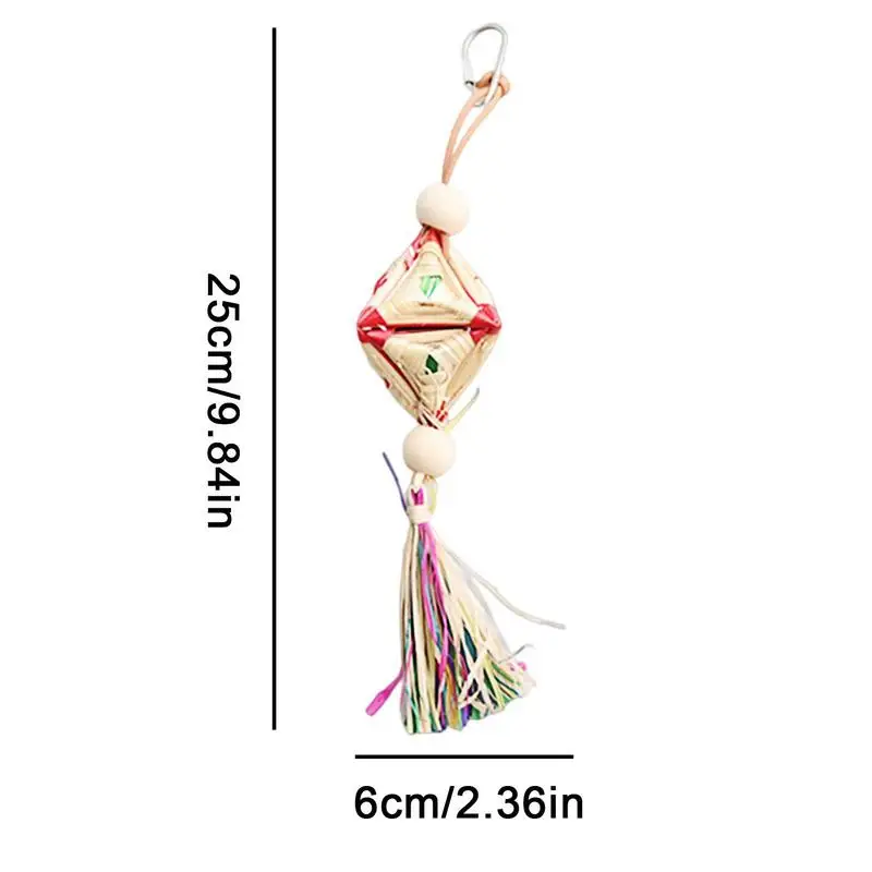 لعبة الببغاء العلف مع قفص ورقي للتمزيق ، ألعاب الطيور ، إكسسوارات الكوكتيل ، Lovebird #6