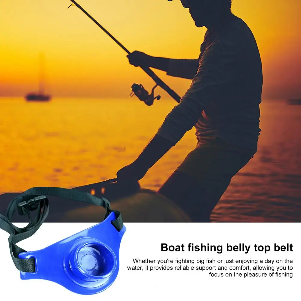 Fish Pole Support Band Fishing Rod Belt Holder Adjustable Fishing Rod Holder Waist Belt with Eva Padding for Stand Up for Pole