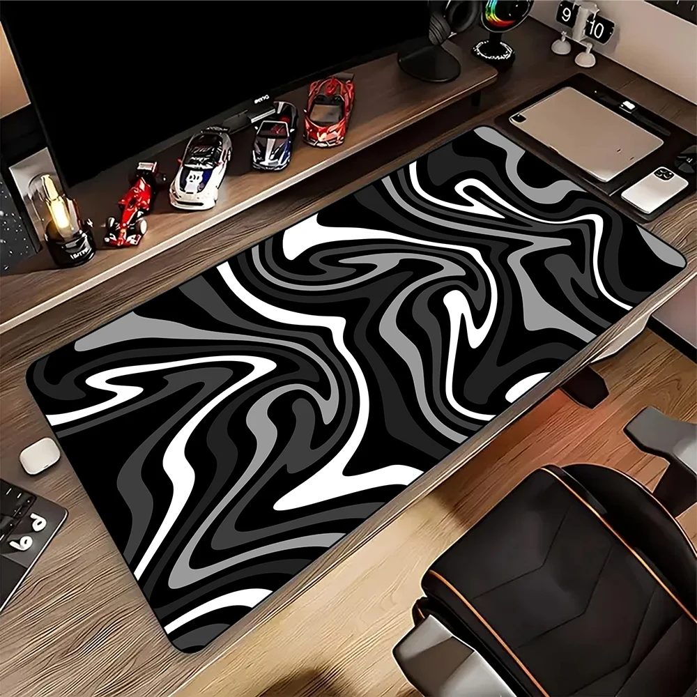 New Strata Liquid Computer Mouse Pad Gaming Mousepad Keyboard Pads Large Table Carpet Rubber Mouse Mat XXXL Desk Mat 55x100cm