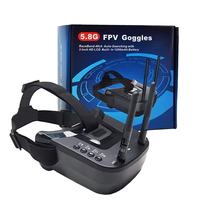 5.8Ghz FPV Goggles LS-VR009 Video Headset 5.8G 40CH HD 3 Inch 16:9 Display Mini FPV Goggles for FPV Quadcopter Drones