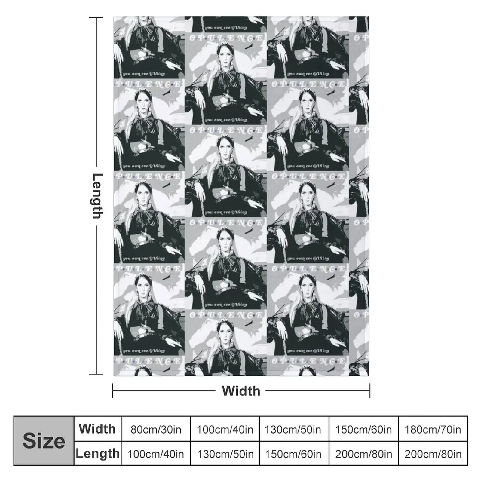 Opulence//You Own Everything Throw Blanket couch cozy soft plush fuzzy picnic outdoor blanket