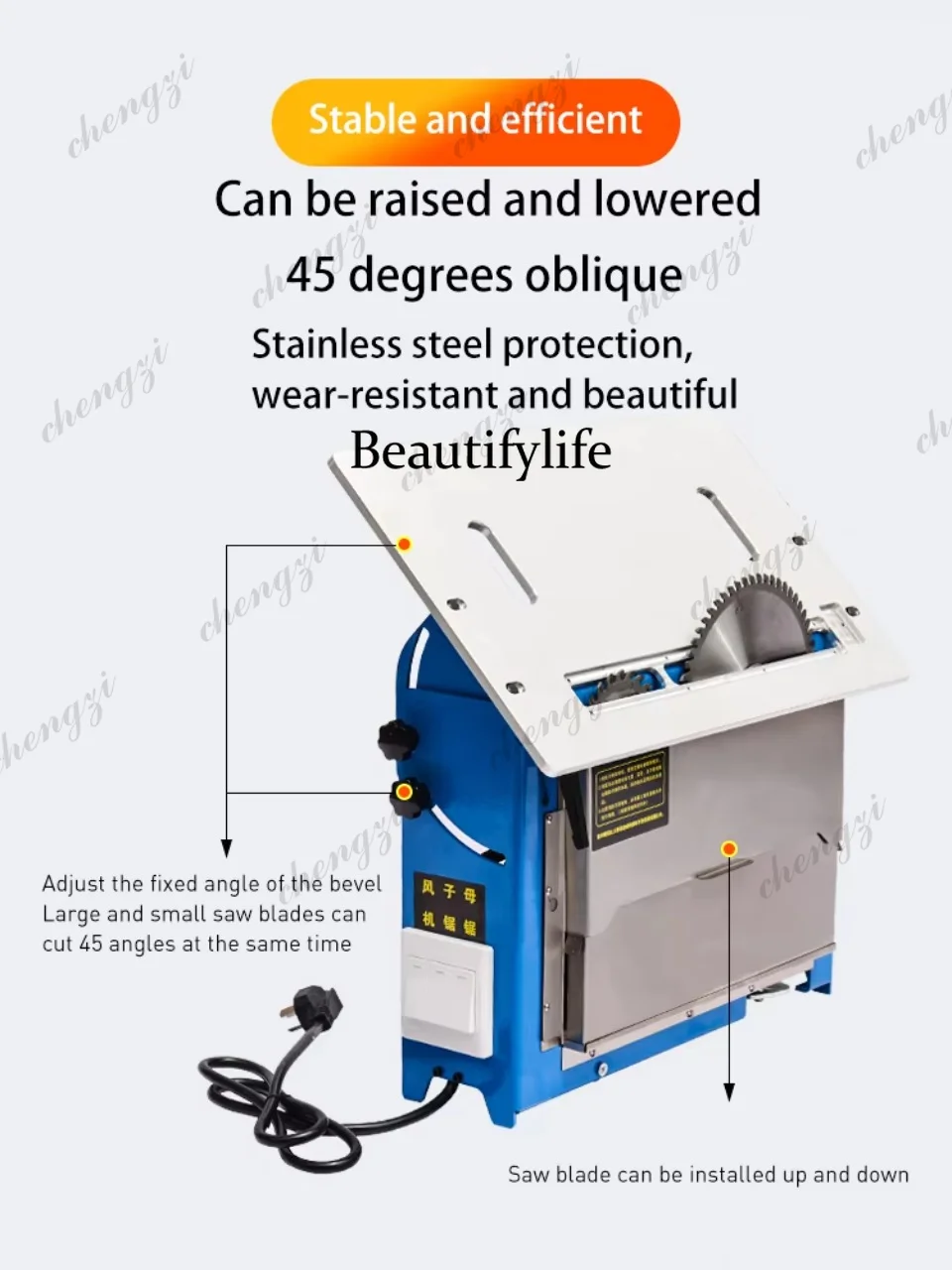 Brushless Silent Dustless Sub  - Woodworking Bench ulasan dan harga