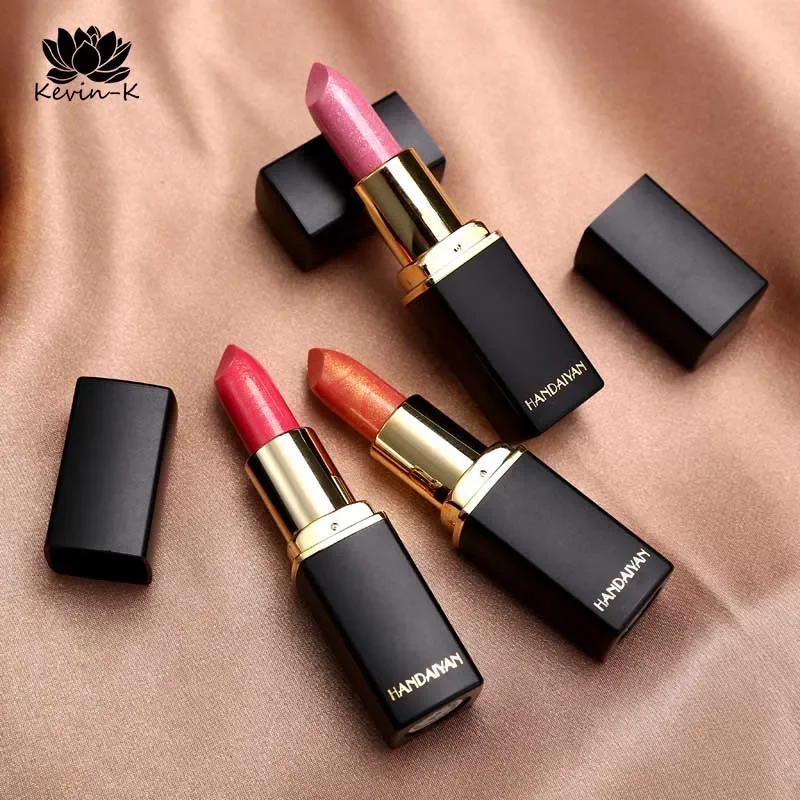 Mermaid Ji Shiny Metal Pearlescent Color Changing Temperature Gilt Lipstick Lipstick Tube Makeup Lipstick  Liptint