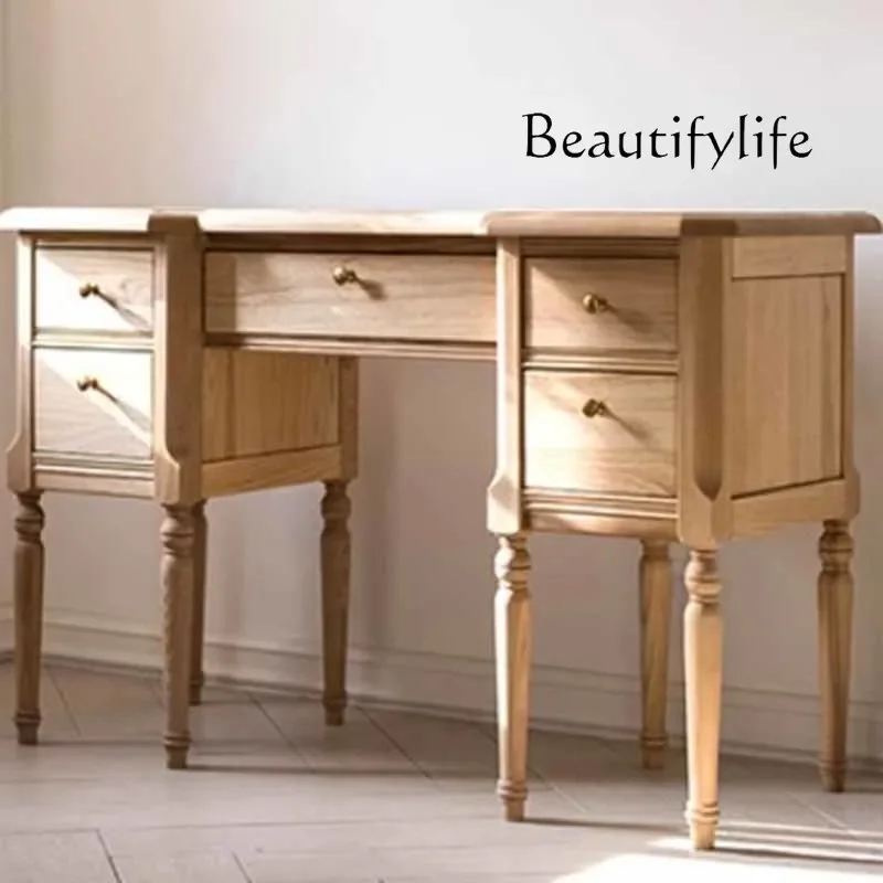 E Wood Nordic Girl Dresser Eithe Drawers Box Brown Hotel Living Room Dressing Table Storage Makeup Schminktisch Bedroom Furnitur