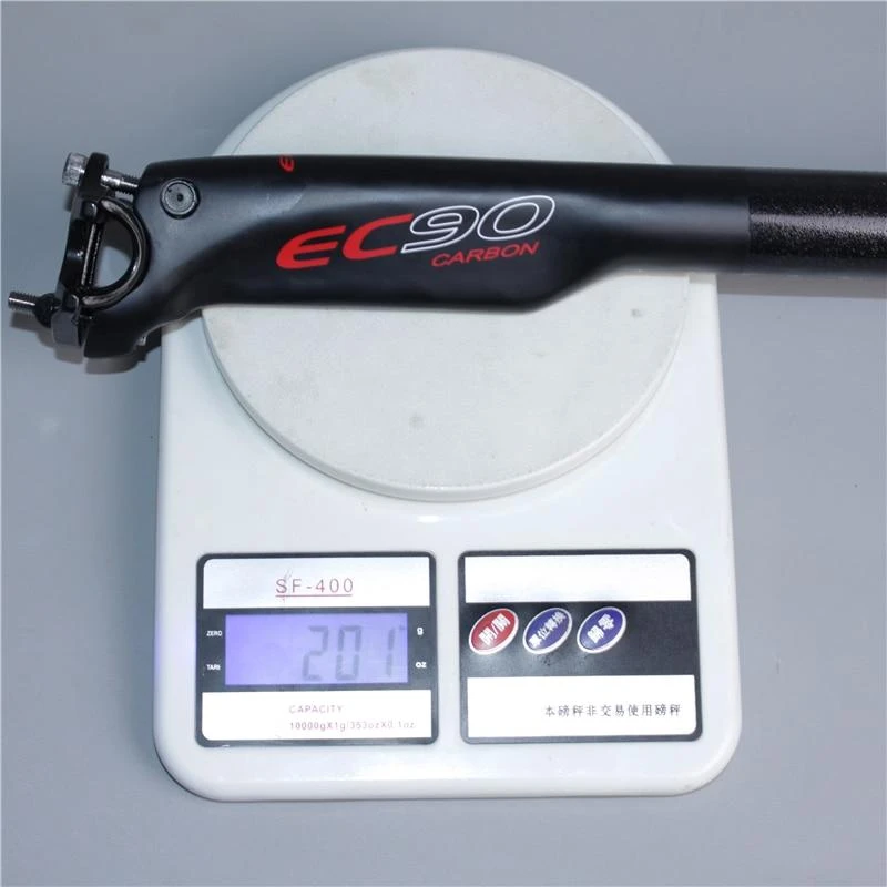 EC90 Carbon Seatpost 27.2 30.8 31.6mm x 350/400mm UD Matte MTB Road Bike Seat Post Seat Tube Bicycle Parts MTB Carbon Canoe