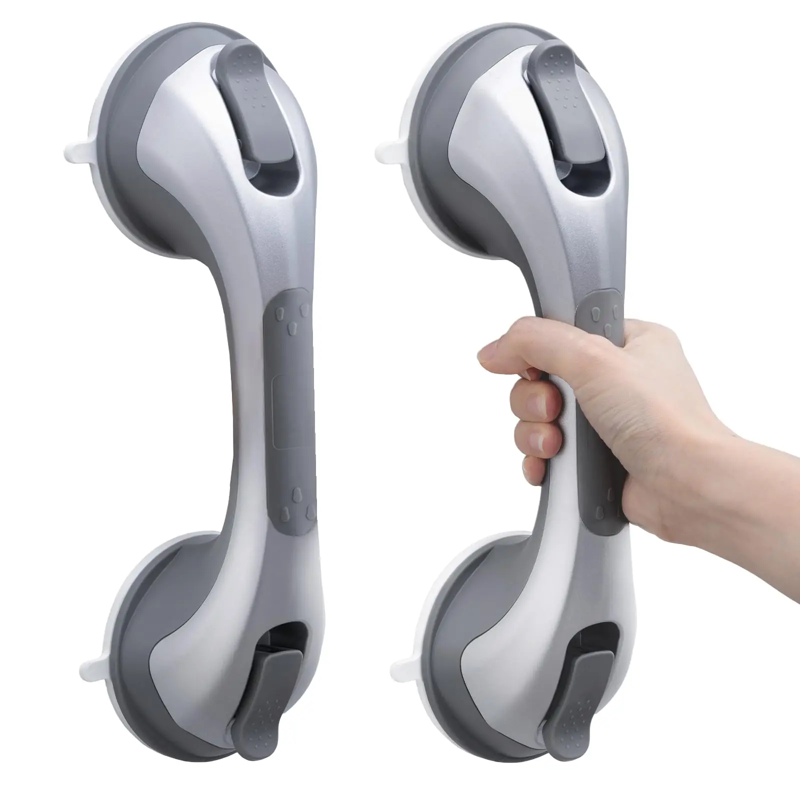 TAILI 1/2pcs Safety Helping Handle Shower Handle Suction Grab Handles Safety Shower Grab Bars for Seniors, Elderly, Hand Rails