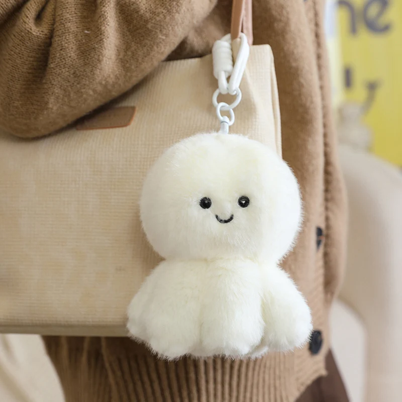 Rotierende Quallen Plüsch Oktopus Kawaii Anhänger Puppe Rosa Weiß Blau Kissen Kissen Weiches Weihnachtsgeschenk für Kinder Freund