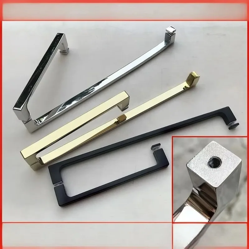 Solid Cast 304 Stainless Steel Pull Handle for Shower Glass Door