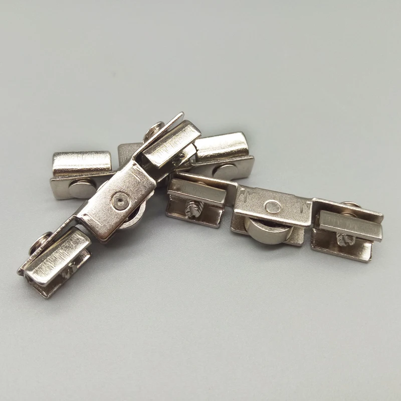 10PCS Glass H-Groove Display Cabinet Sliding Door with Groove Wheel Belt Bearing For Upper Lower Counter Ground Cabinet