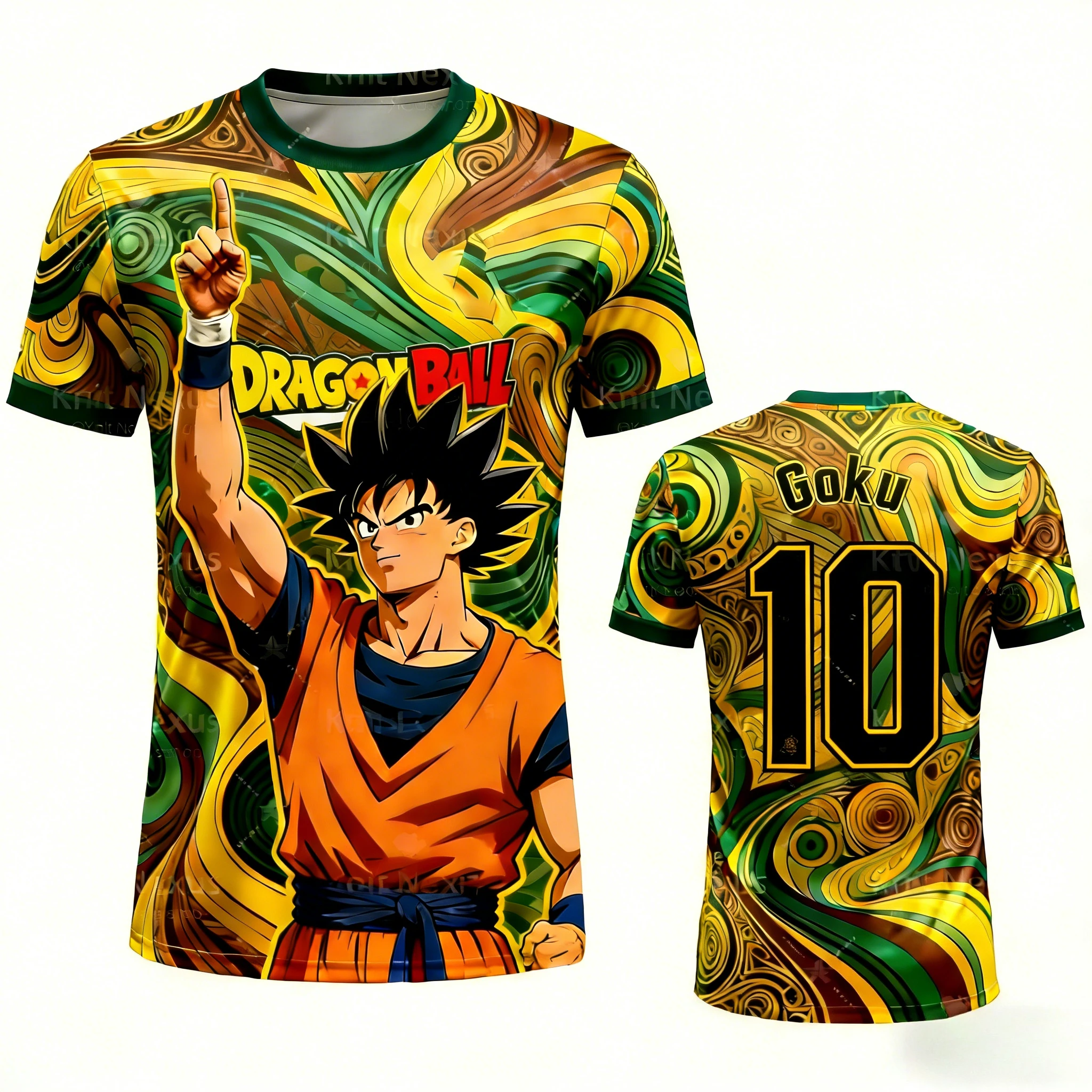 2026 Sommer Dragon Ball Retro Fitness T-Shirt Herren Oversize 3D-Druck Kurzarm Familien-Unisex Kinder-Sportshirt