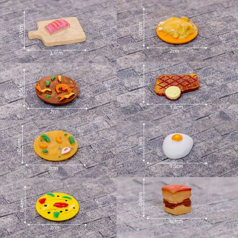 Doll House Decoration Accessories Mini Kitchen Props DIY Micro Landscape Mini Ornaments Crafts Creativity Simulate Food Models