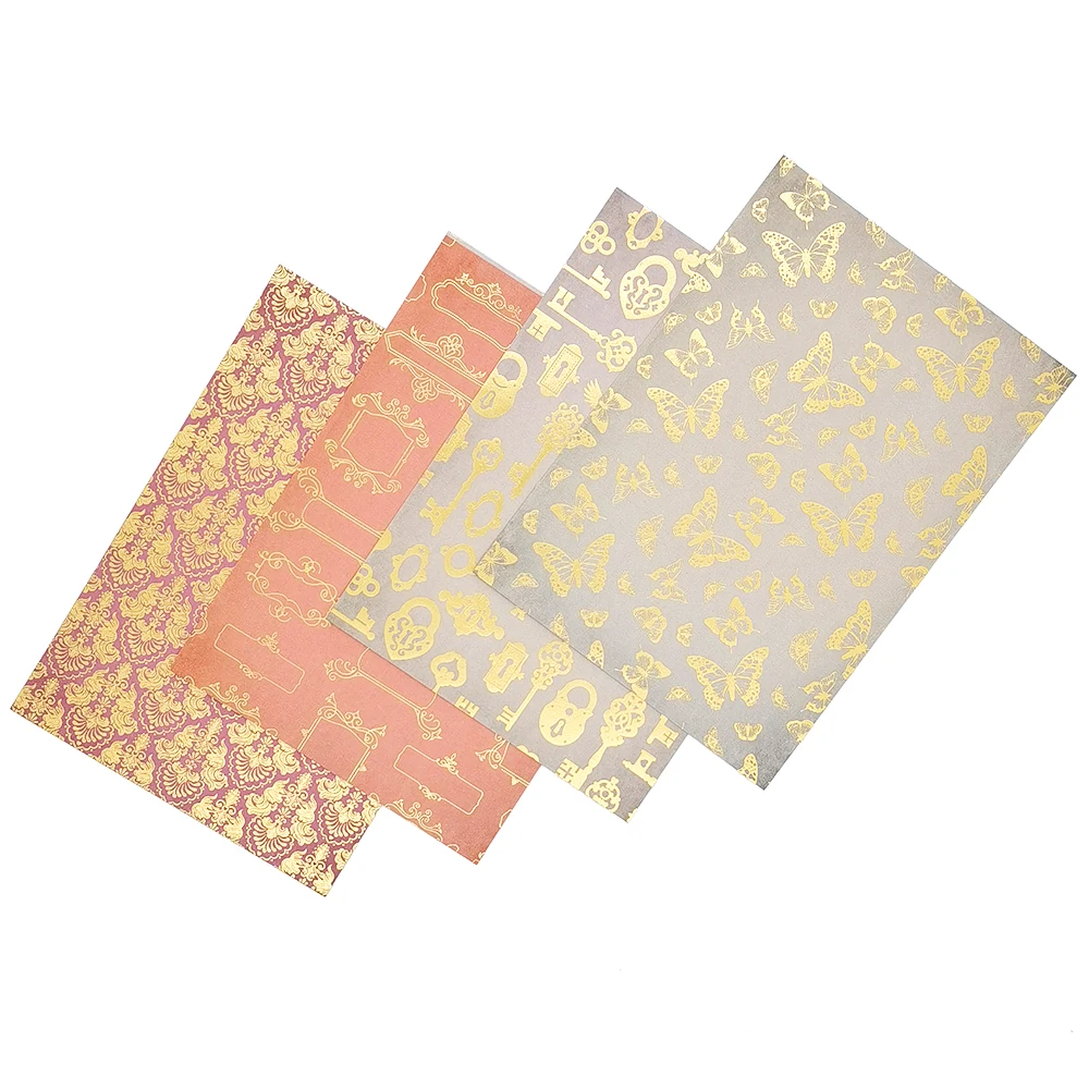 Kreatives Papier 6*4 Zoll mit Blumenmuster für Journaling und Scrapbooking A5 A6 Vintage Blumendesign Scrapbook Hintergrundpapiere – Detail 21