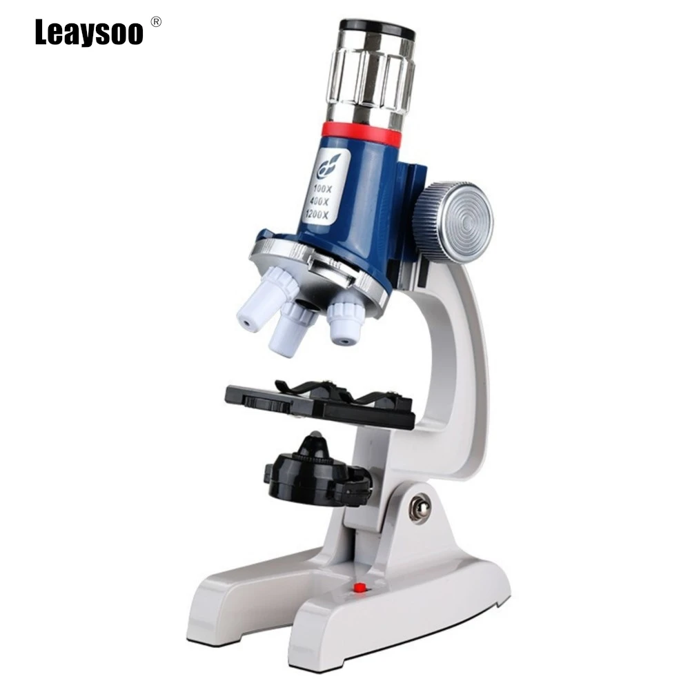 

Leaysoo 1200x Children's Microscope - Biological Science Experiment and Educational Toy, Suitable for Adults and Children-Gift