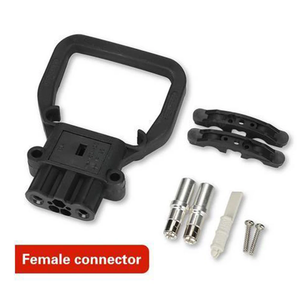 320A Forklift Power Connector 150V Silver Plated Copper Terminals IP23 UL94V-0 Flame Retardant AC/DC-Plug For Electric Forklifts