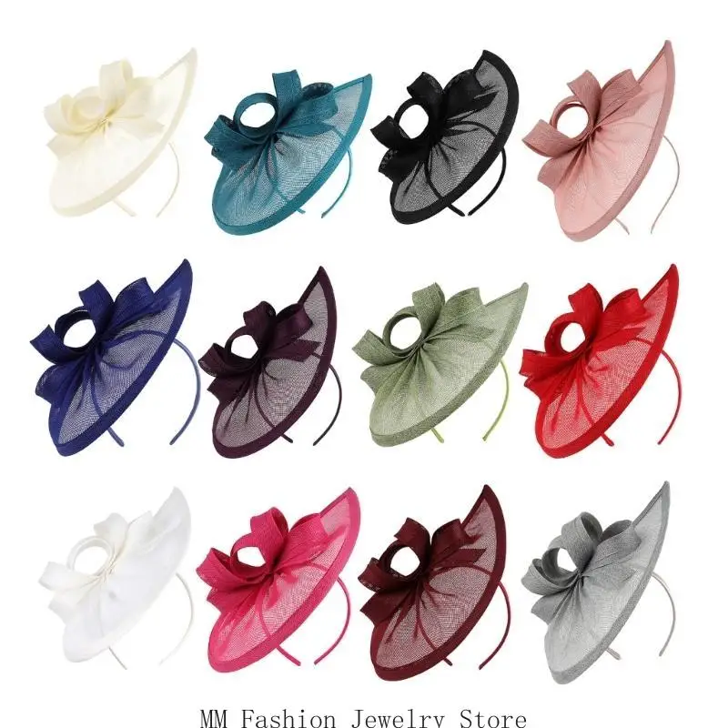 

D0UB Trendy Mesh Hat Wedding Headwear for Men and Women's Outdoor Party Adventures