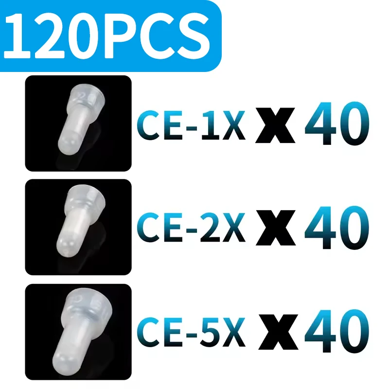 120/100 Buah Tutup Crimp Ujung Tertutup 22-16 16-14 12-10 AWG Terminal Konektor Kawat Pengukur ZiiZ Putih