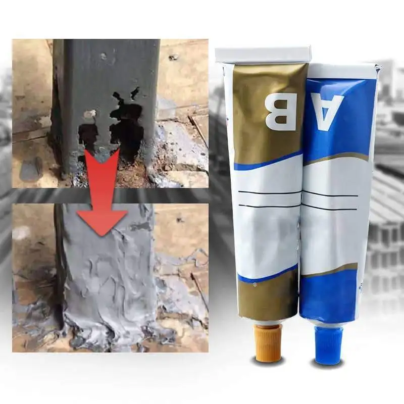 Kafuter AB-adhesivo de reparación de hierro fundido y Metal, pegamento de soldadura resistente a altas temperaturas, agente de reparación de tanque de agua de radiador automático, 100G