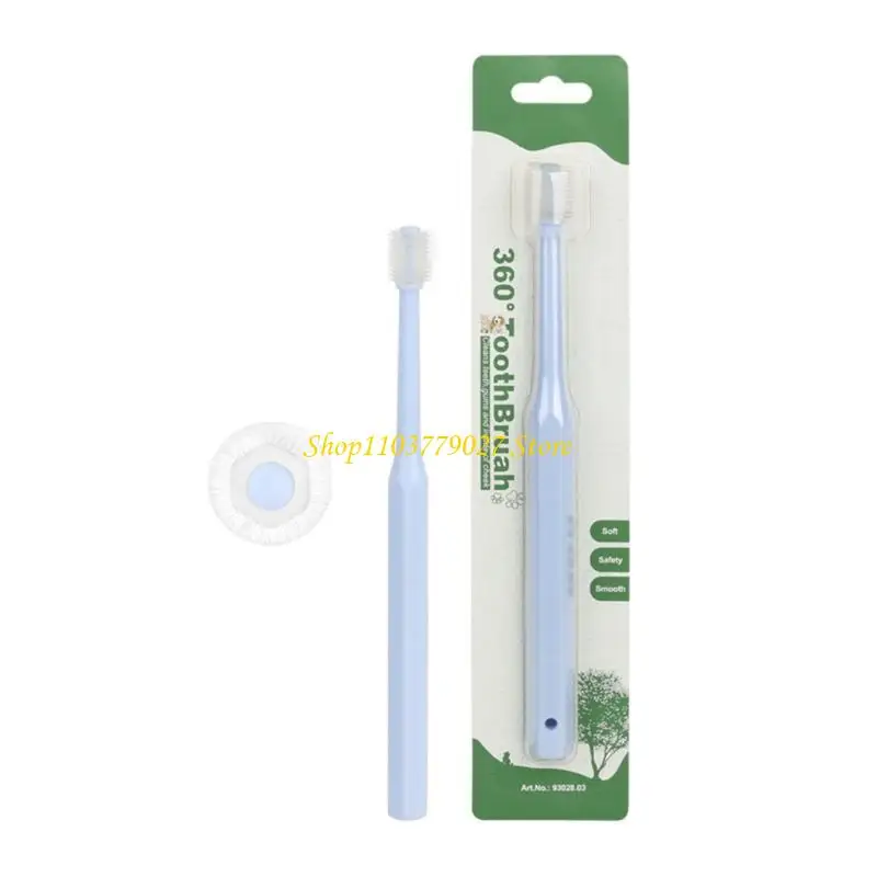 

C4DF Soft Bristle Pet Tooth Brush Dog Teeth Deep Clean Kits for Small to Large Breeds