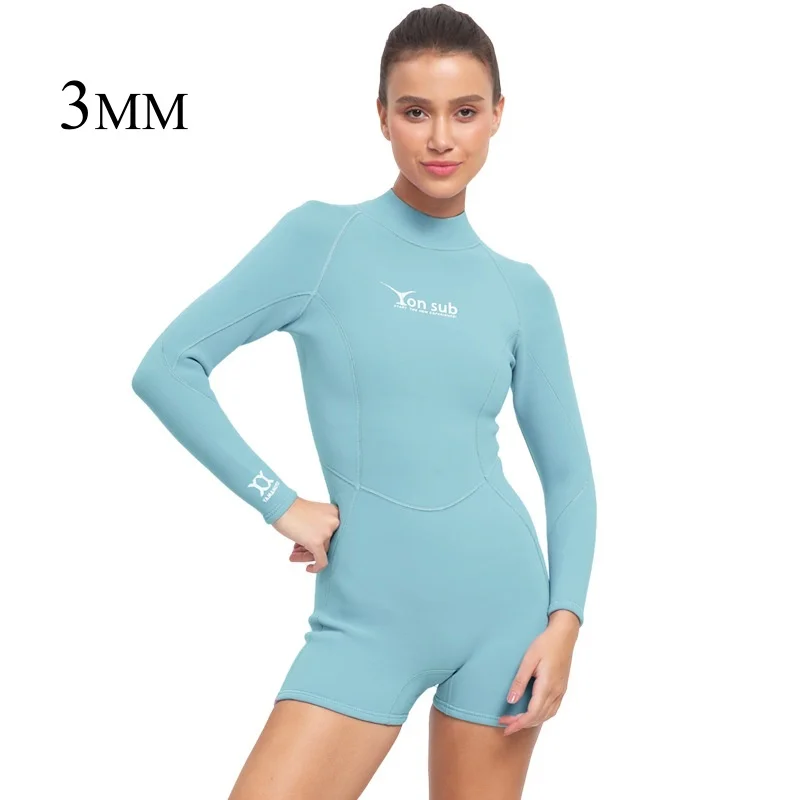 

3MM Neoprene Long Sleeve Outdoor WaterProof Spearfishing Kayaking Snorkeling Swim Diving Suit Scuba Keep Warm Drifting WetSuit