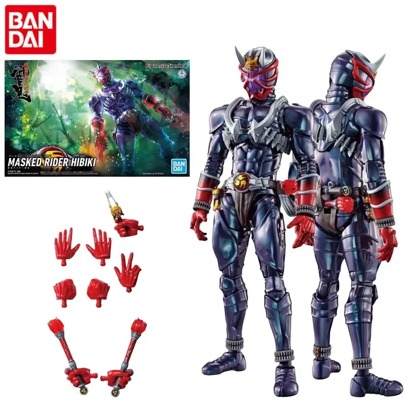 Bandai Genuine Figure-rise Kamen Rider Action Anime Figure Masked Rider Hibiki Assemble Toy Boys Girls Gift Collectible Model