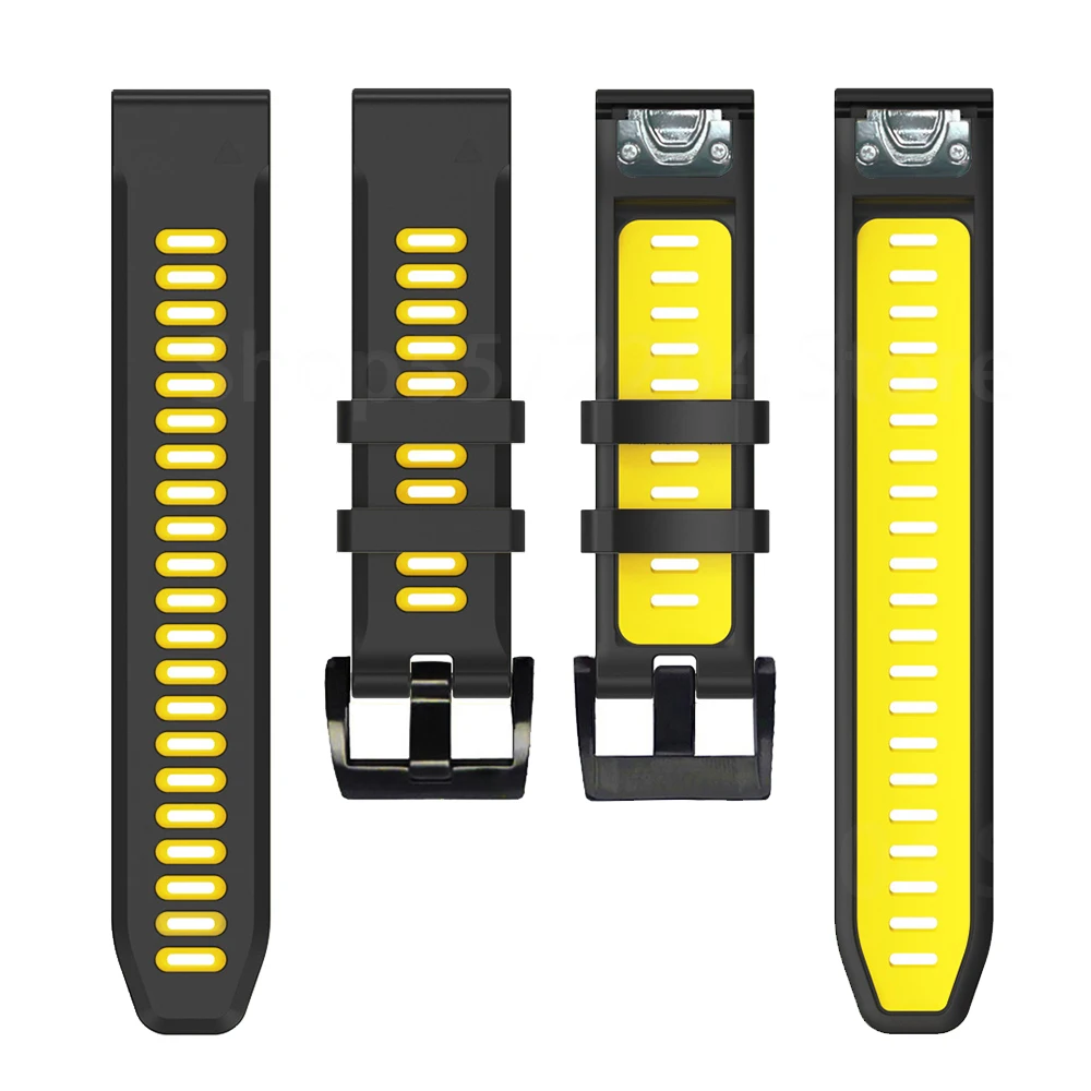 Cinturino 26 22mm per Garmin Fenix 5 6 5X Plus 6X Pro 3 HR Forerunner 935 945 cinturino in silicone Garmin Fenix 7 7X cinturino a sgancio rapido