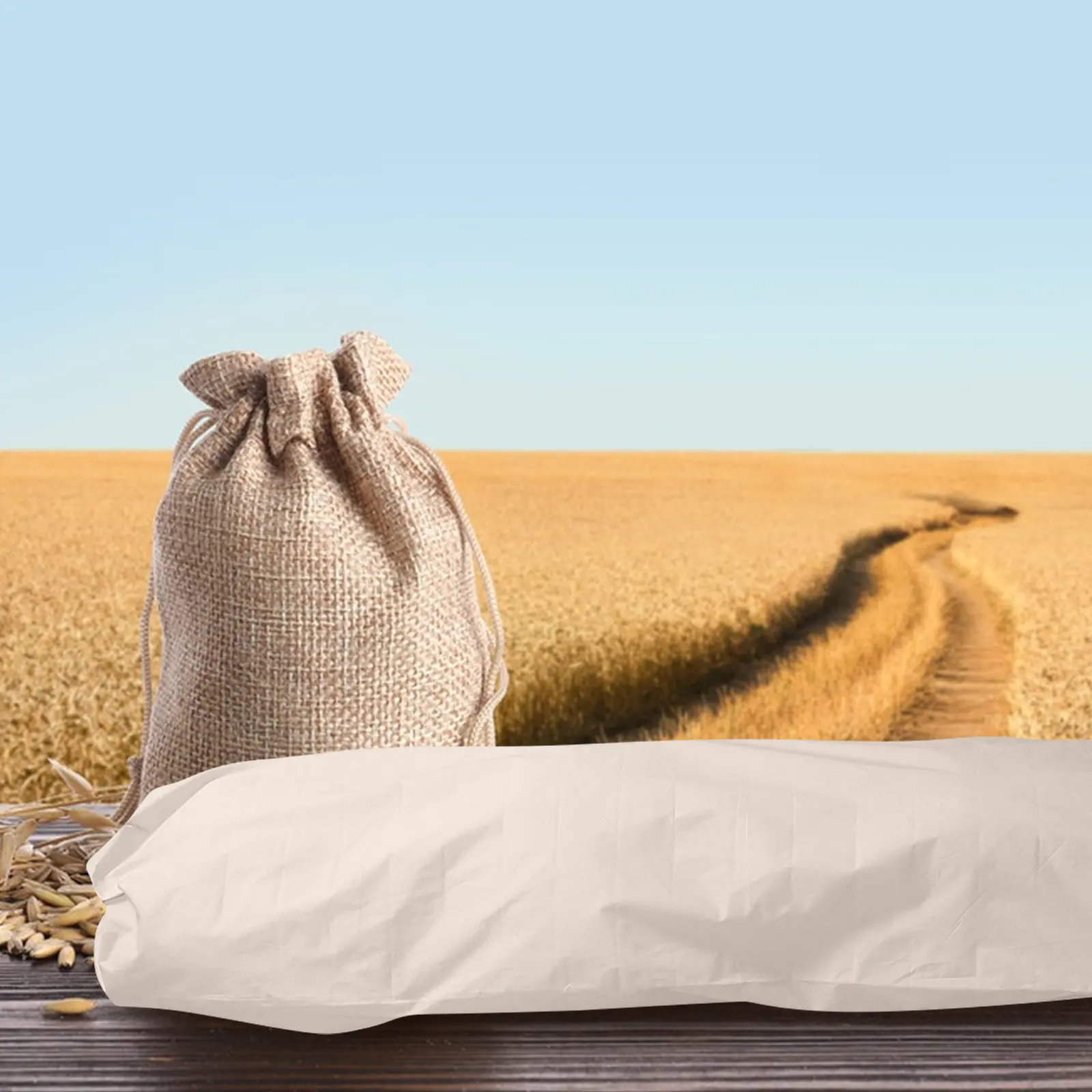 Sustainable Drawstring Mill Collection Pouch for Rice Grinder Wheat Grinder Bulk Grain Grinding Supplies High Efficiency Dust