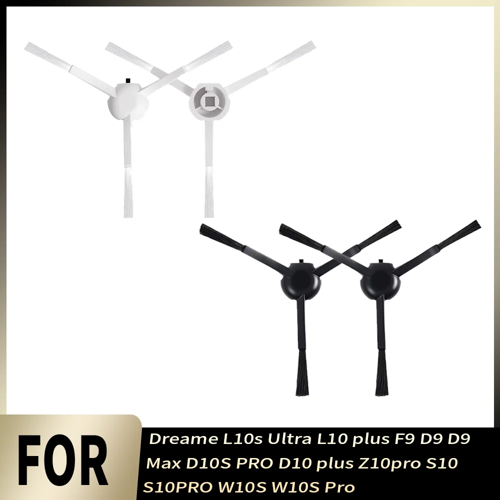 Spazzola Laterale Di Ricambio Per Dreame L10S Ultra, L10 Plus, F9, D9, D9 Max, D10S Pro, D10 Plus, Z10Pro, S10, S10PRO, W10S, W10S Pro - Ricambio Per Aspirapolvere