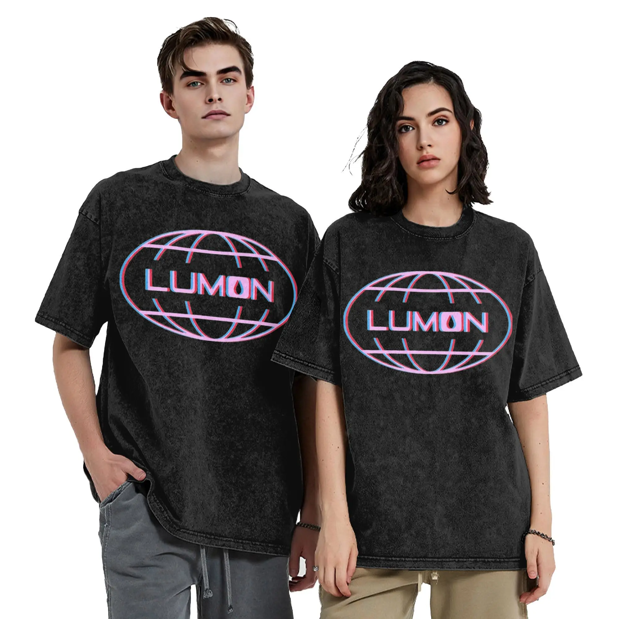 Vintage Lumon Macrodata Refinement Outfit T-Shirts for Men Women  Washed Style Tee Shirt Clothing