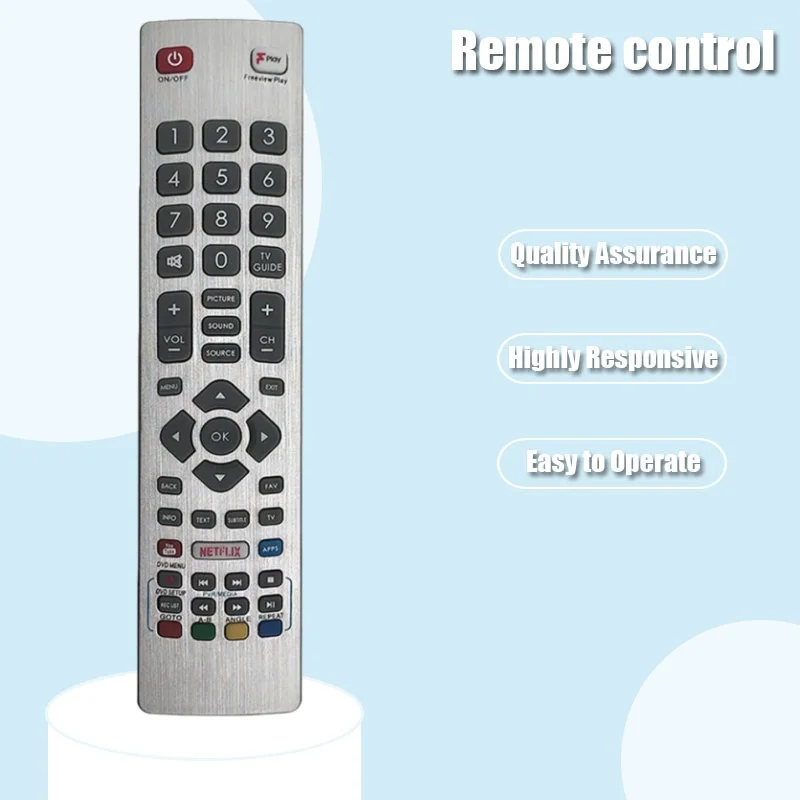 

New Original Remote Control SHWRMC0121 with Netflix Youtube For Sharp Aquos Full HD Smart LED TV LC32HG5342KF LC40CFG3021KF