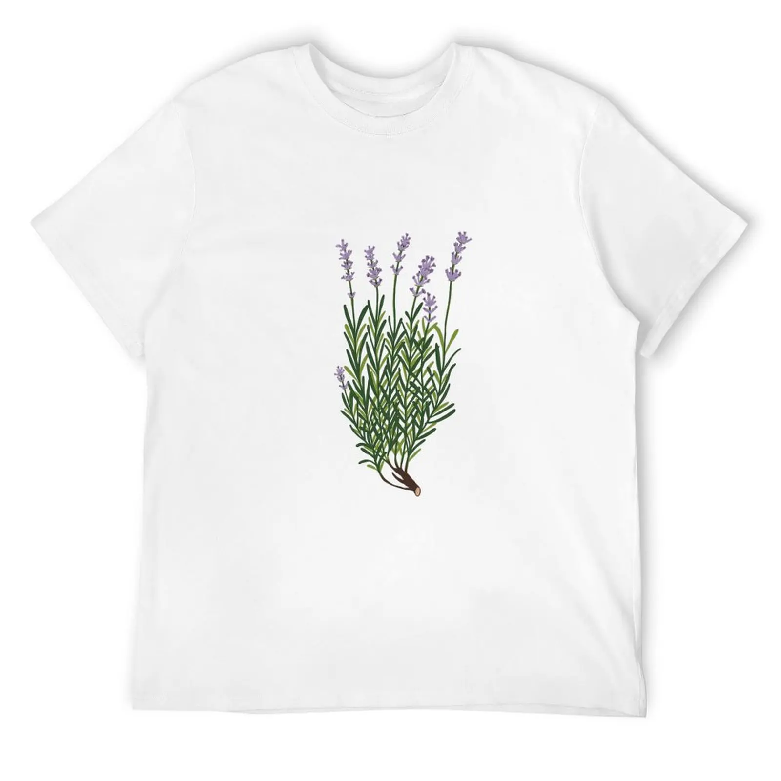 

Lavender botanical drawing T-Shirt summer clothes Short sleeve tee T-shirt men