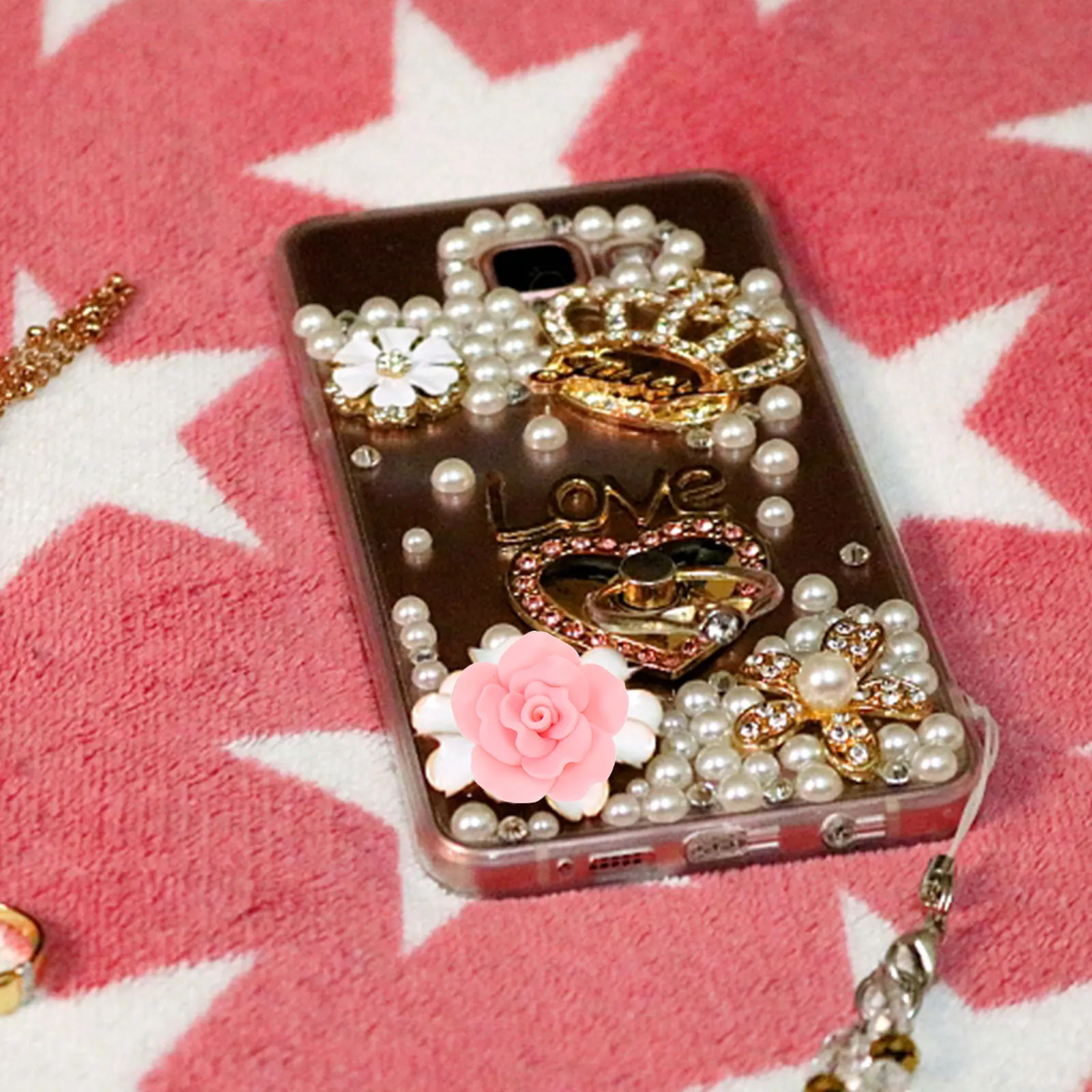 ชุดแผ่นปะดอกไม้ดินปั้น 3 มิติ 28 ชิ้น สำหรับงานประดิษฐ์ DIY ตกแต่งเคสมือถือ อุปกรณ์ทำเครื่องประดับ จี้ตกแต่งเคสมือถือ