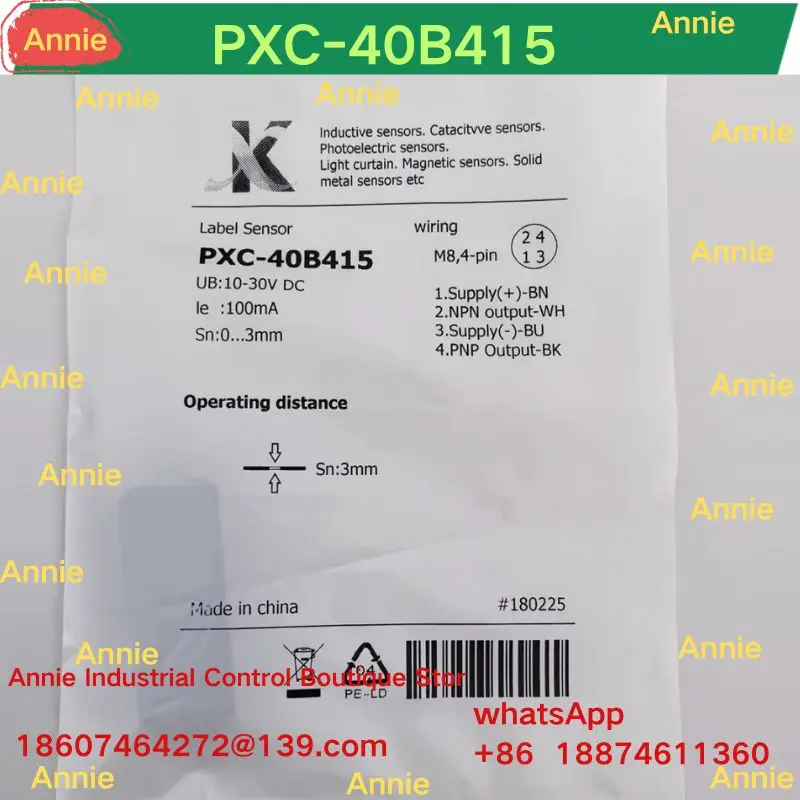 

brand-new Transparent label sensor PXC-40B415