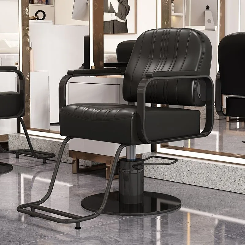 Barber shop hair lift seat cutting chair salon special high-end perm and dyeing chair chair