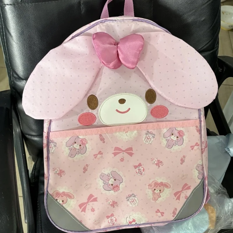 Sanrio Sugarbunnies Boing Rabbit Shoulder Bag Sweet Cute Bobo Rabbitlarge-Capacity Backpack Shoulders Schoolbag Anime Toys Gifts