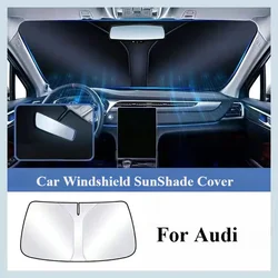 Car Windshield Sunshades Cover for Audi A3 8L 8P A4 B6 B7 B8 A6 C5 C6 4F RS3 Q3 Q7 TT 8L Sun Protection Front Window Sun Shade