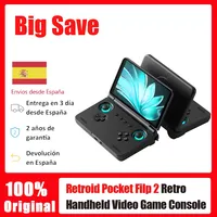 Retroid Pocket Flip 2 SD865 / D1100 Retro Handheld game Console 1080p 500Nits Foldable Gaming Console with 5.5\
