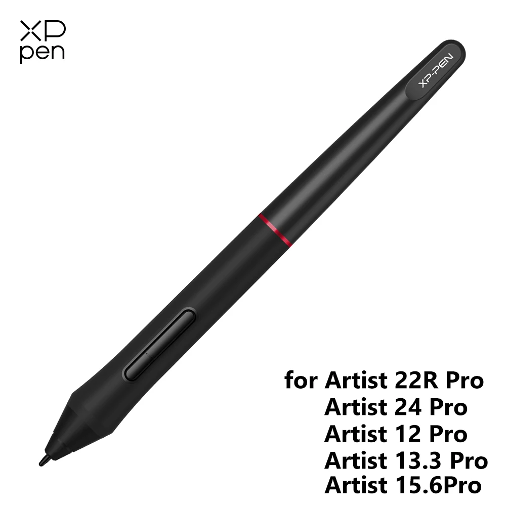 XP-Pen PA2 Battery-free Pen with 8 Replace Nibs for Graphic Monitor Artist 12/13.3/15.6 Pro, Artist 22R Pro, Artist 24 Pro